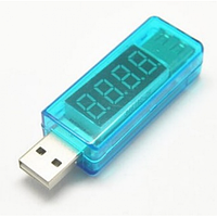 USB тестер Charger Doctor напруги (3-7.5V) і струму (0-2.5A) Blue