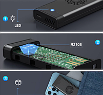 Зовнішня кишеня для M2 SSD NVMe (PCIe) / NGFF (Sata) USB 3.1 Gen 2 Type-C Shuole M8 з охолодженням, фото 10
