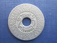 Монета 25 сантимов Марокко 1921