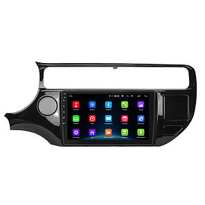 Штатна магнітола Lesko для Kia Rio III Рестайлінг 2015-2017 екран 9" 2/32Gb Wi-Fi Base GPS Android, фото 3