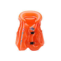 Детский надувной жилет Bambi BT-IG-0007, размер S, 43 x 36,5 см Оранжевый, World-of-Toys