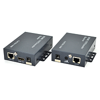 Одноканальный активный удлинитель HDMI сигнала по UTP кабелю. Дальность передачи: до 200метров, cat5e - cat6e