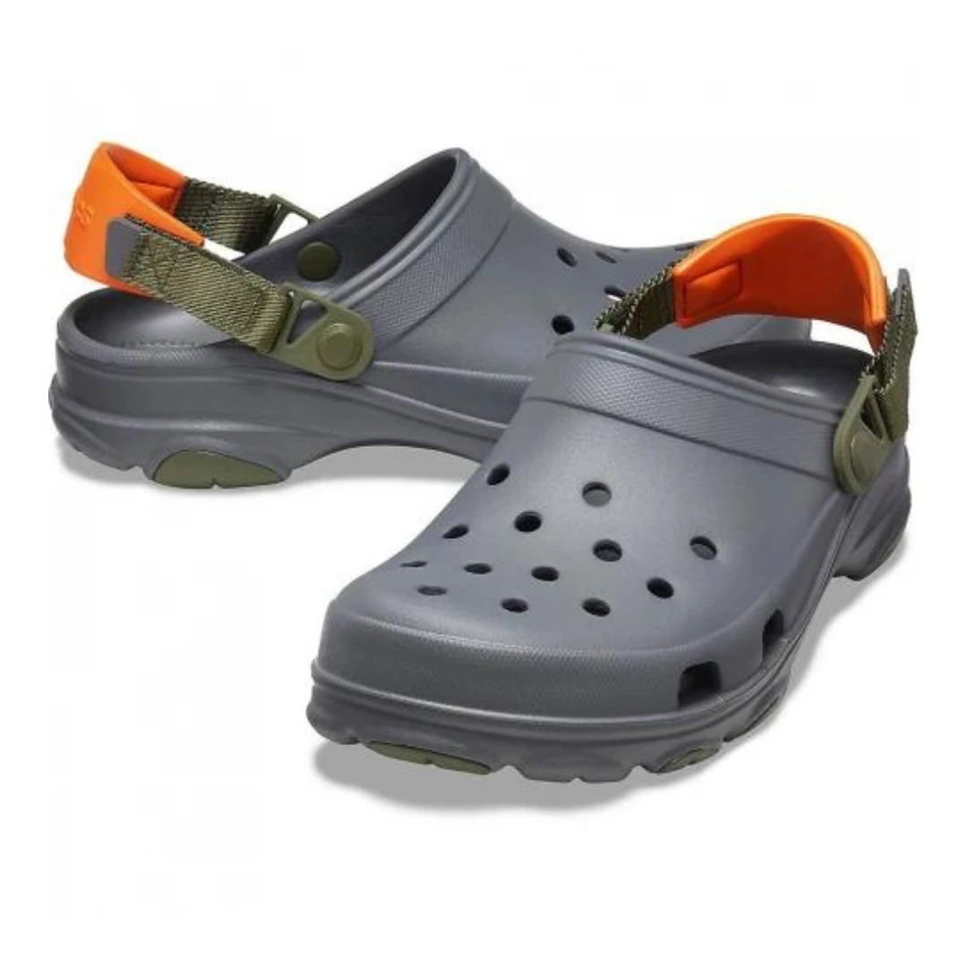 Жіночі Сабо Crocs Classic All Terrain Clog 38 р 24.3-24.8 см Сірі 206340-M6/W8 Grey