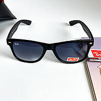 Очки Солнцезащитные Рей Бен Ray Ban Wayfarer RB2140 22 Черные Матовые (Osale)