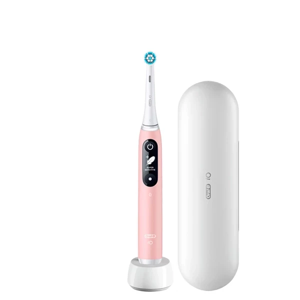 Электрическая зубная щетка Braun Oral-B iO Series 6S Pink розовая - фото 5 - id-p1877568790