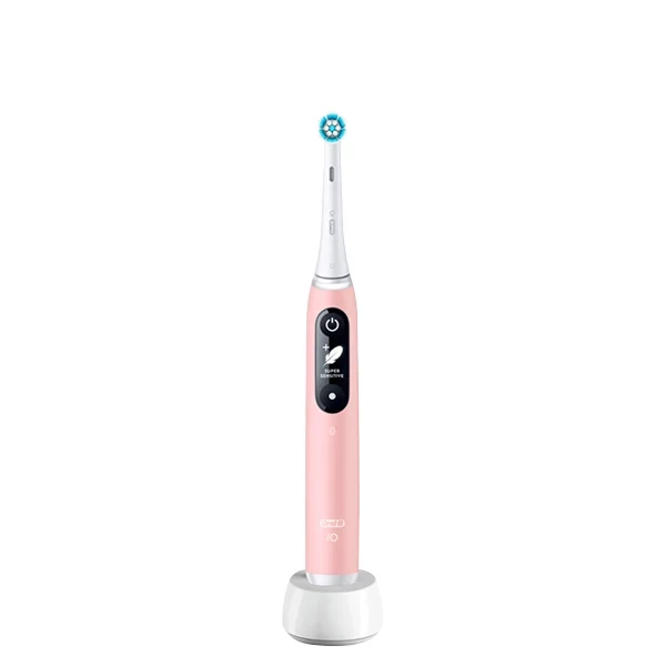 Электрическая зубная щетка Braun Oral-B iO Series 6S Pink розовая - фото 4 - id-p1877568790