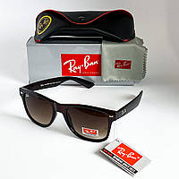 Солнцезащитные Очки Рей Бен Ray Ban Wayfarer RB2140 44 Коричневые (Osale)