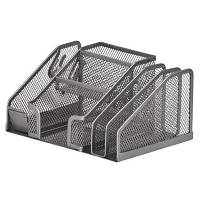 Подставка для мелочей Buromax 210x150x100 мм, wire mesh, silver (BM.6241-24)