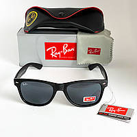 Очки Солнцезащитные Рей Бен Ray Ban Wayfarer RB2140 44 Черное Дерево (Osale)