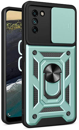 PC + TPU чохол Camshield armor для Nokia G11 зелений, фото 1