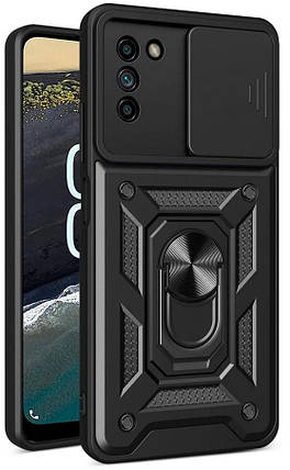 PC + TPU чохол Camshield armor для Nokia G11 чорний, фото 1