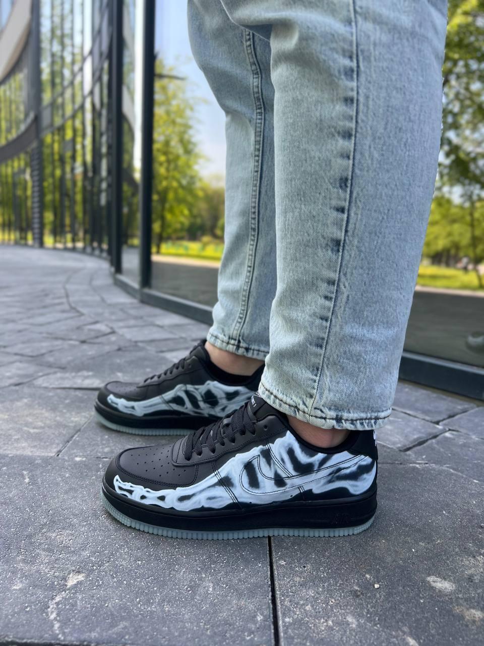 Nike Air Force 1 Skeleton Black