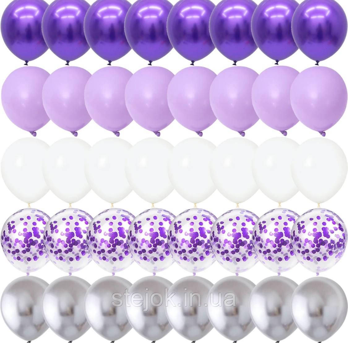 Набір 40 куль для дитячого дня народження "Венздей", фото 1