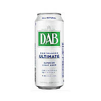 Пиво в железной банке DAB Ultimate Light светлое фильтрованное 4% 0.5 л