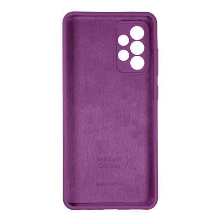 Чохол Silicone Case Premium для Samsung Galaxy A73 Fuchsia, фото 3