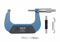 Мікрометр YATO з точністю 0.01 мм в діапазоні 75 - 100 мм [30]