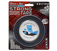 Стрічка автомобільна 2-стороння VIROK Strong Tape; 12 мм х 5 м [10]