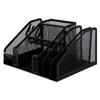 Подставка для мелочей Buromax 210x150x100 мм, wire mesh, black (BM.6241-01)