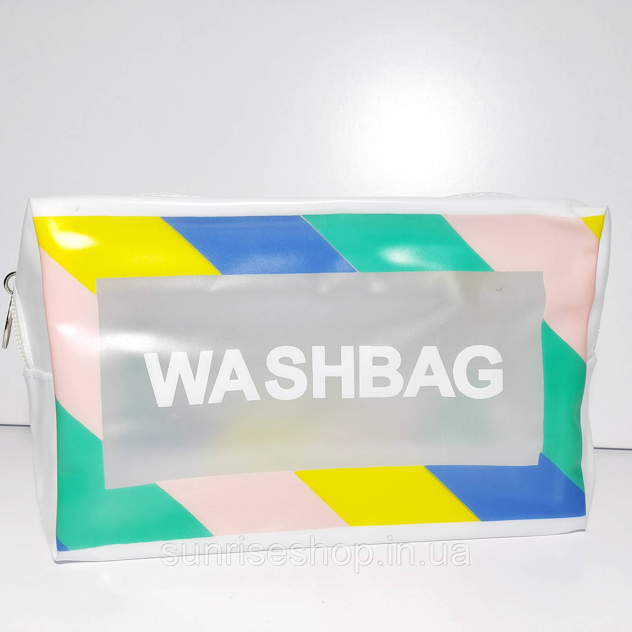 Косметичка прозора washbag форма бочонок
