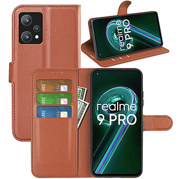 Чохол-книжка Litchie Wallet для Realme 9 Pro Brown