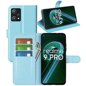 Чохол-книжка Litchie Wallet для Realme 9 Pro Light Blue