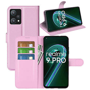 Чохол-книжка Litchie Wallet для Realme 9 Pro Light Pink