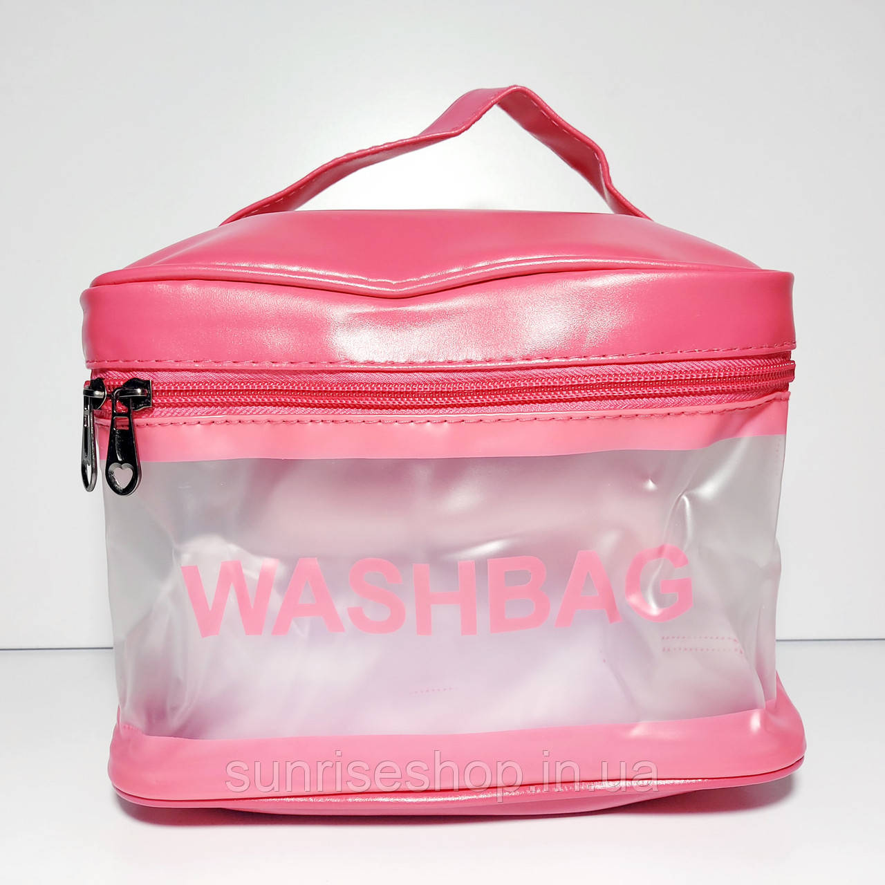 Косметичка сундук прозора washbag