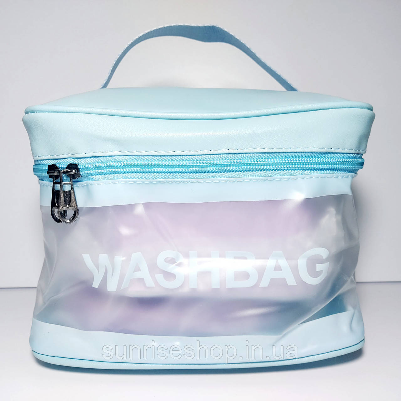 Косметичка сундук прозора washbag