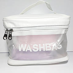 Косметичка сундук прозора washbag