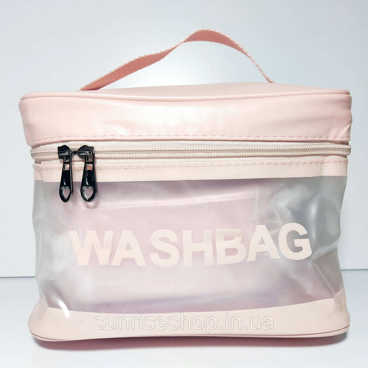 Косметичка сундук прозора washbag