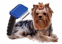 Щетка для груминга собак, кошек Furminator deShedding tool (Фурминатор) Fubnimroat лезвие 4,5 см, фото 2