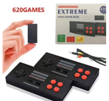 Ігрова приставка консоль U-BOX EXTREME Mini Game Box — AHH-07, 620 ігор із двома бездротовими джойстиками 8bit