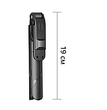 Селфі палиця трипод із блютуз-комплексом для телефона IOS/Android — TV-XT02, чорна, фото 3