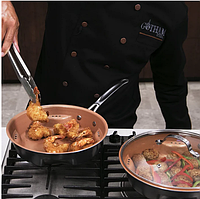 Сталева повітряна сковорода для смаження без олії Steel Air Fry Pan — SA-93