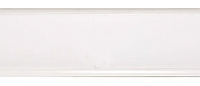 Плинтус DC для столешницы кухонный белый глянец (3 м) мебельный пластиковый