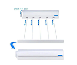 Настінні сушарки для білизни з гачками AS Seen ON TV AS-999, біла, фото 2