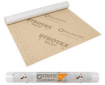 Покрівельна супердифузійна мембрана стротекс бейсік Strotex Basic 1300 для покрівлі
