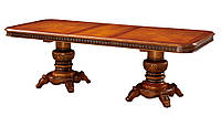 Деревянный стол раскладной P-718 орех F, 200-250х110х780 см фабрика Daming
