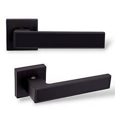 Ручки для дверей Гаврош/ Gavroche MAGNIUM A3 Black/Black чорний з чорною вставкою