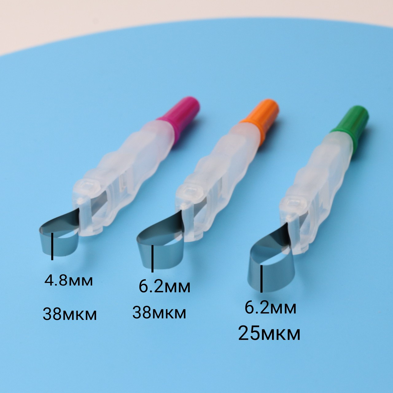 Матриці для жувальної групи зубів Pro Matrix 3шт (з поворотною головкою)