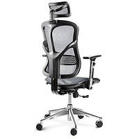 Офісне крісло для персоналу з підлокітниками Diablo Chairs V-Basic Чорно-сіре