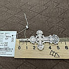 Фігурний православний хрест з чорнінням 925 проба, фото 3