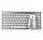 Комплект Бездротова клавіатура та миша Weibo WB-8066 для планшета або ПК Silver Eng, фото 4