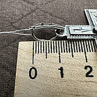 Чоловічий срібний хрест з чорнінням 925 проба, фото 7