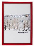 Рамка 30x40 з пластику - Червоний яскравий - з склом або з склопластиком
