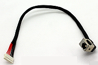 Разъем питания для ноутбука Lenovo B460 B560 V460 V560 Y460 Y560 - 50.4JW07.001 - гнездо зарядки с кабелем