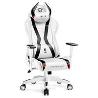 Компьютерное игровое кресло для геймера Diablo Chairs X-Horn 2.0 L Белое
