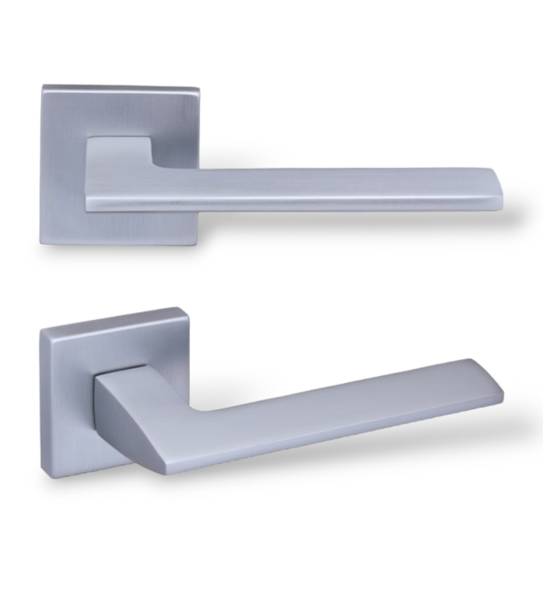 Ручки для дверей Гаврош/ Gavroche SCANDIUM A3 MSCB італійський сатин, фото 1