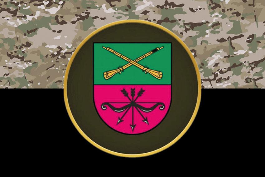 Прапор 15 БрОП імені Богдана Завади НГУ камуфляж-чорний