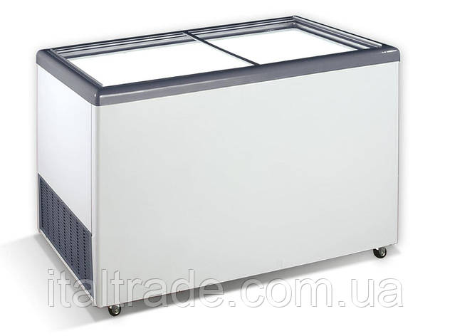 Скриня морозильна Crystal Ektor 46 SGL із прямими скляними дверима та об'ємом 445 л, фото 1